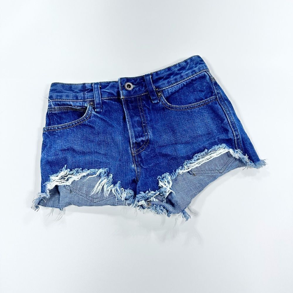 Free people denim daisy duke shorts 24